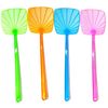 Super Resilience Fly Swatter Plastic Bug Mosquito Insect Killer 4 Color 4 Pack