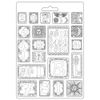 Stamperia International Soft Mould-Alchemy-Numbers, Various, A4