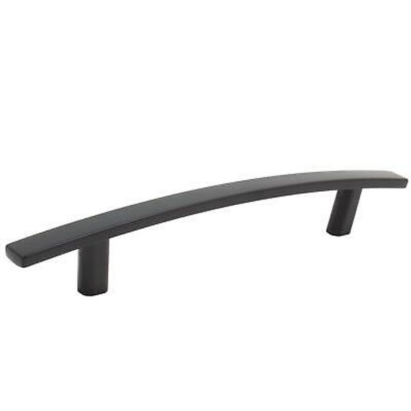 Douglas Cabinet Pull, 128 Millimeters, Matte Black by Stone Harbor Hardware