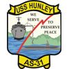 US Navy Ship USS Hunley AS-31 Decal Sticker 3.8"