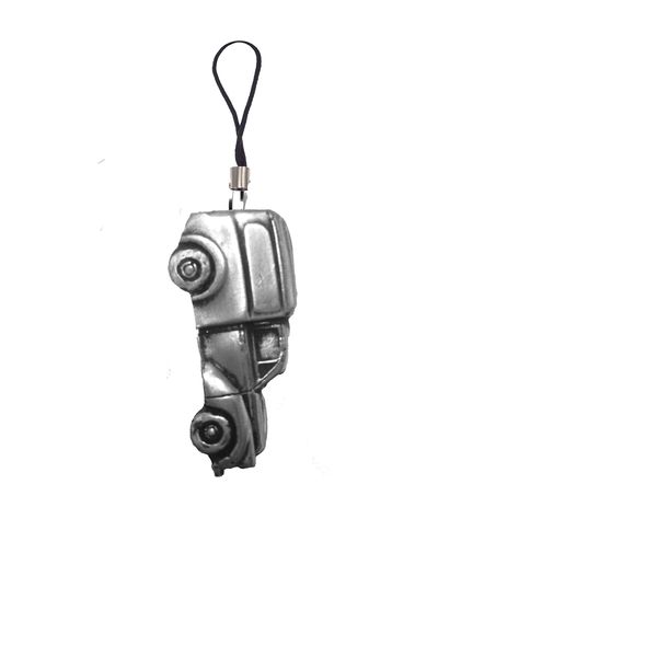 Morris Minor Van Split Screen ref165 Pewter effect mobile phone charm