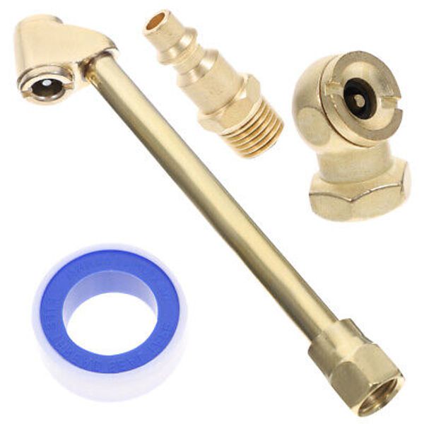 Air Hose Nozzle for Tires Compressor Inflator Clamp Kit Inflation