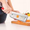 2 Pieces Stainless Steel Vegetable Knife, Multi-Purpose Kitchen Cutter, Kitchen Tools, Creative Grater, Cooking Tools.
