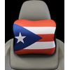 Puerto Rico Car Headrest Neck Support Pillow with Memory Foam (2 Pack)