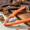 Stainless Steel Nutcracker for All Nuts, Heavy Duty Tool with Ergonomic Handle