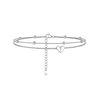 PROSILVER Sterling Silver Anklets for Women 925 Initial Anklet Cute Ankle Bracelets