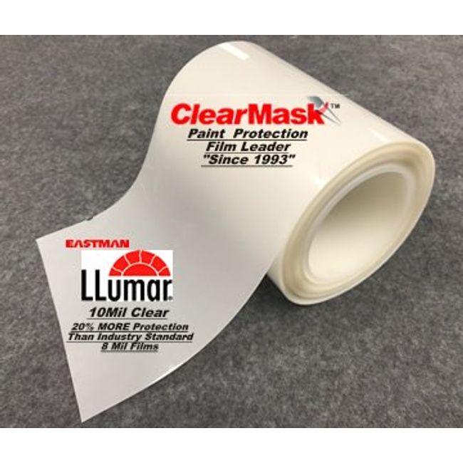 Llumar 10 Mil Clear Paint Protection Bulk Film Roll 4 inches X 60 inches