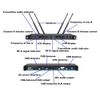 2 Channel Handheld Microphone Dynamic Wireless UHF Microphones System Metal Mic
