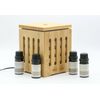 Bamboo Lantern Ultrasonic Essential Oil Diffuser with LED