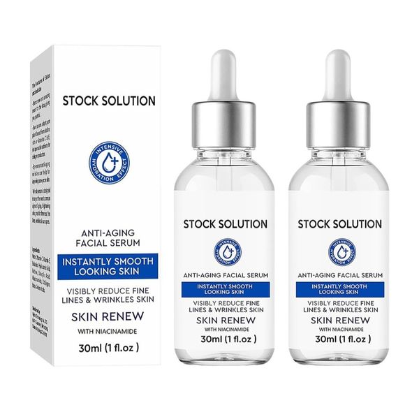 Firming Facial Serum Deep Wrinkle Repair Instantly Smooth Looking 2PCS 
