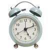 ideamall Alarm Clock Antique Table Clock Classic Analog Quiet Movement Interior (Green)