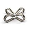 10 pcs M12 304 Stainless Steel Thimble for Wire Rope Cable Wire Ring-shaped Thimble