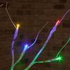Snowtime 1.8m Birch Tree With 80 Multi-Coloured LEDs