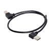 chenyang Printer Scanner Cable USB 2.0 to USB Type B Printer Scanner Cable 90 Degree Right Angled 50cm