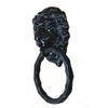 Lion Head Door Knocker with 5 inch hammered ring