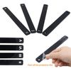 KIBBEH 8 Pcs Polymer Clay Depth Guide Set,4 Size for Adjustable Thickness Gauges for Precise Thickness Control, Durable Roller Depth Guides for Crafting
