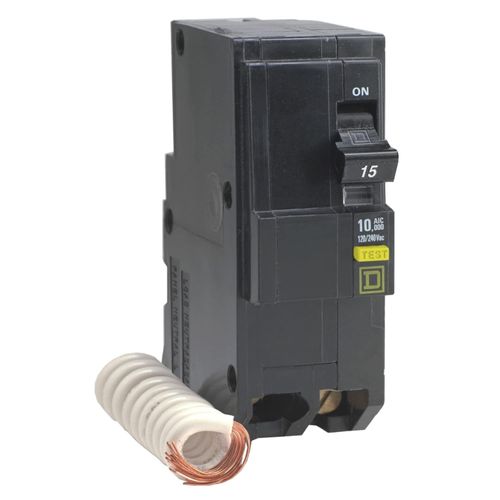 Square D by Schneider Electric Square D - QO215GFICP QO Qwik-Gard 15-Amp Two-Pole GFCI Breaker