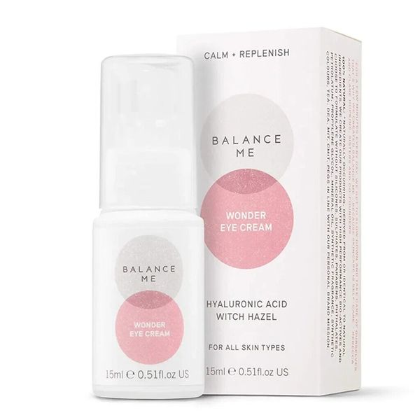 Balance Me Wonder Eye Cream With Hyaluronic Acid Reduces Dark Circles Puffing