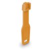 LINDY RJ45 Port Locks (10 Pieces) with Key, Orange