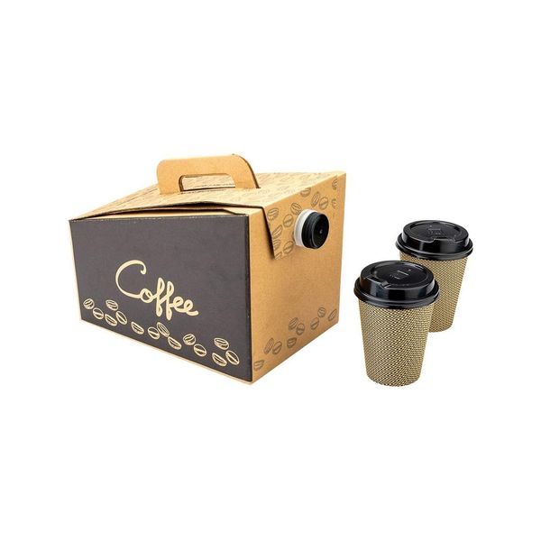 Cater Tek 96 Ounce Disposable Coffee Dispensers, 10 Insulated Coffee Take Out...