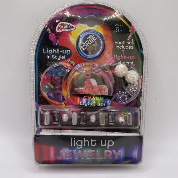 Brite FX Light Up Jewelry Art Craft Kit Bead Charm New