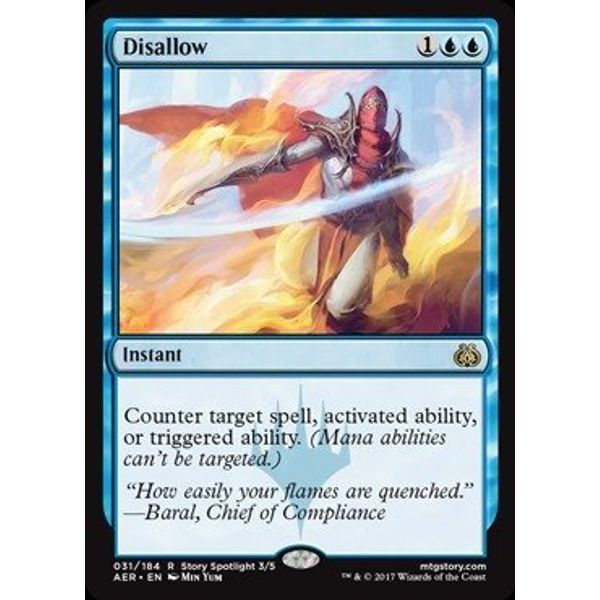 Magic The Gathering - Disallow (031/184) - Aether Revolt