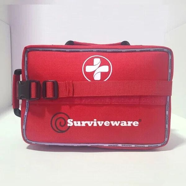 NEW Durable Survival First Aid Kit Emergency Preparedness Medical Bag 200 Pieces