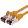 1CONN Cat6 network cable 0.5m orange Ethernet cable Lankabel Cat6 Lan network cable Sftp Pimf patch cable 1000 Mbit s