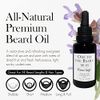 Vegan Mia - USDA Organic Spruce-Scented Beard Oil for Men, 3-in-1 Premium Grooming Oil with Argan Oil, Jojoba and More, For Beard Growth and Maintenance, Ode To The Beard Forest Sage Beard Oil, 1 fl oz