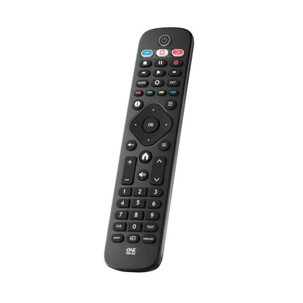 One For All Philips TV remote Works with ALL Philips TVs Learning feature -URC4913