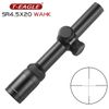 T-EAGLE 4.5x20 Rifle Scope Short Scope Mildot Scope with 20mm High Mount Ring