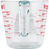 Pyrex Prepware 2-Cup Measuring Cup, Red Graphics, Clear