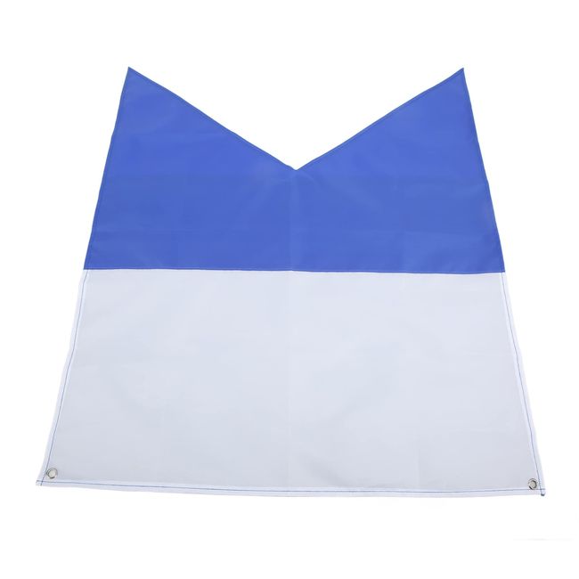 Internationale Tauchflaggen, 70 x 60 cm, leuchtende Farben, blau, weiß, Tauchflaggen, blau, weiß, leicht für