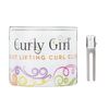 Curly Girl Microfiber Towel and Root Lifting Double Prong Clips (Gray)