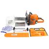 45.4cc Gas Top Handle Chainsaw with 16'' Bar Chain 2-Stroke Engine Cut Tree Wood