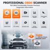 ANCEL AD410PLUS 2 in 1 OBD2 Code Reader Battery Tester, OBD2 Scanner Car Diagnostic Tool for Car Check Engine Code Reader Scan Tool & 6V 12V 100-2000 CCA Battery Charging Cranking Test EVAP Live Data