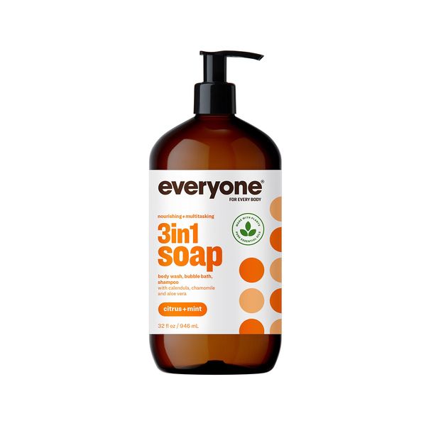 Everyone 3-in-1 Soap, Citrus plus Mint, 32 Ounce