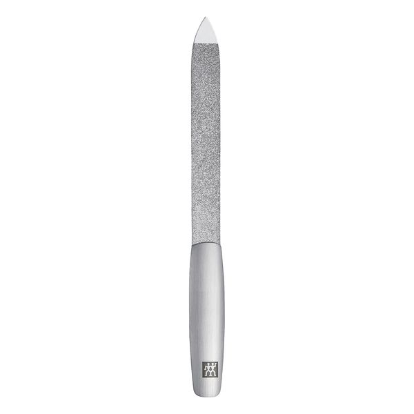 Zwilling Twinox Saphir nail files, stainless steel, matt, 13 cm, 1-pack (1 x 1 piece)