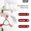 Mop Head Replacement, 5 Pack Mop Head Compatible for Triangle Swivel Mops, Microfiber, Machine Washable and Easy to Replace
