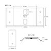 Table Legs Corner Hardware (Double) NEW 4 Pieces Bolt/Demon Nut Set ***