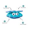 Fringe Studio Plush Dog Toy, A BIT CLAMMY(314058)