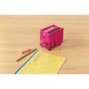 Nakabayashi DPS-601KP Electric Pencil Sharpener, Slim Tray Type, Pink