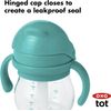 OXO Tot Straw Cup with Grow Handle teal