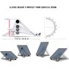 Laptop Stand, Foldable Adjustable, Ergonomic Aluminum Computer Tablet Stand Hold