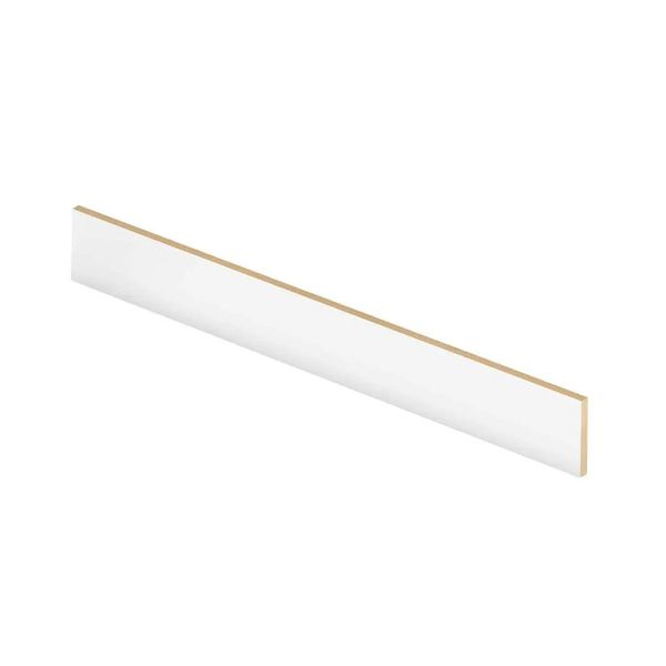 Cap A Tread White 47" L x 1/2" D x 7-3/8" Height Stair Riser Laminate Trim