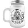 Grindstore White Witch Frosted Mason Jar 13cm
