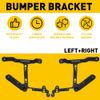 FRONT BUMPER SIDE SUPPORT FOG LAMP BRACKETS FOR DODGE PICKUP RAM 1500 2013-2018