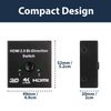 Pipestation 4K HDMI Switch - 2 In 1 Out, Switch Between Laptops, TVs & More
