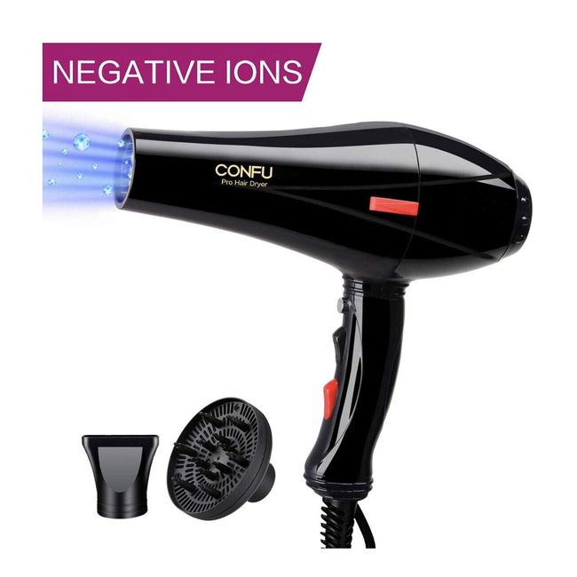 Confu Professional Hair Dryer for Salon - 1875W Powerful Fast Blow Dryer Drying