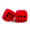 Dice, Car, Rearview Mirror, Accessory, Hanging, Large, Dice, Swinging (Red)